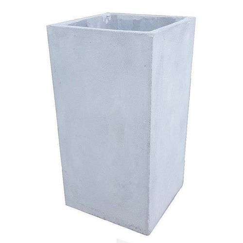 Maceta Cubo La Cioppa Prisma Fibrocemento Gris 40X20Cm Macetas La Cioppa