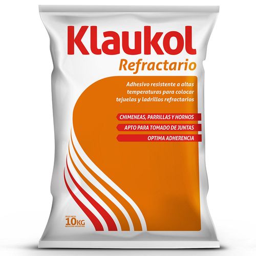 Mortero Adhesivo Refractario 10 Kg Klaukol