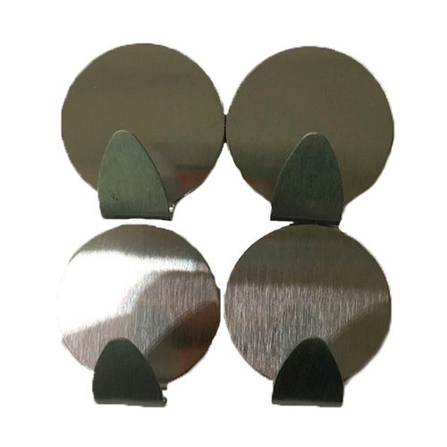 Percha X 4 Ganchos Acero Autoadhesivo Diámetro 3,5 Cm Suka