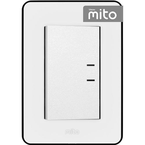 Linea Armada Mito Blanca/Negra Interruptor Combinado Jeluz