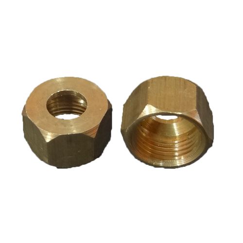 Tuerca Ajuste Bronce 3/8 Pulgadas x 2Un