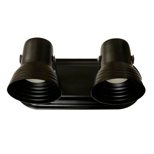 Spot Mini 2 Luz Chapa E27 Negro Don Bell