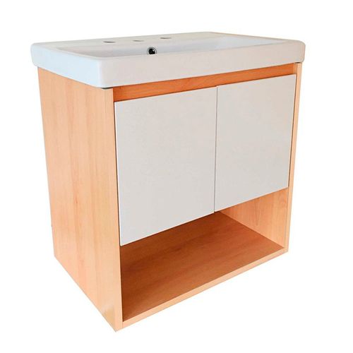 Vanitory 2 Puertas de Melamina Meridien 60 Cm ABC Muebles