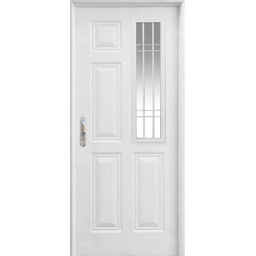 Puerta Derecha Chapa Inyectada 6 Tableros 80X200 Cm Barmetal