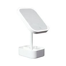 Espejo De Mesa Led Rectangular con Bandeja