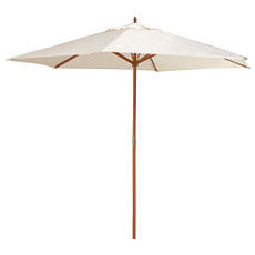 Sombrilla Madera 3 M Crudo Outzen