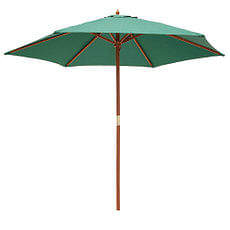 Sombrilla Madera 2.5 Mt. Verde Outzen