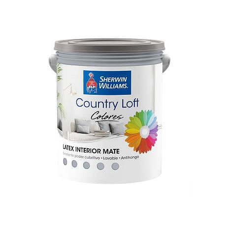 Latex Interior Color Country Loft Gris 4 L Sherwin Williams