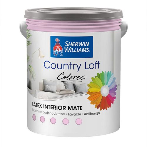 Latex Interior Color Country Loft Rosa Vintage 4 L Sherwin Williams