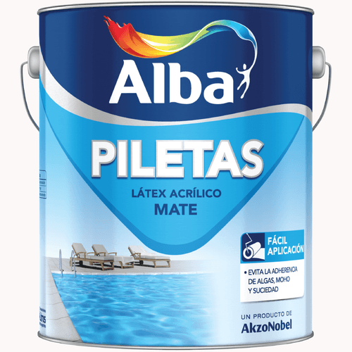 Pileta Acrilico Celeste Profundo 4 Alba