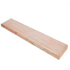 Estante De Madera De Eucalipto Natural 3X30X152.5 Cm (7H) Ubajay