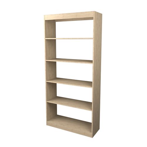 Biblioteca 6 Estantes  Roble Kendal X 83 Cm Fiplasto
