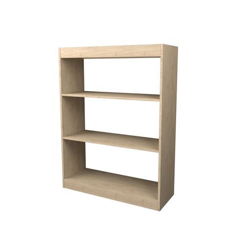 Biblioteca 4 Estantes  Roble Kendal 83 Cm Fiplasto