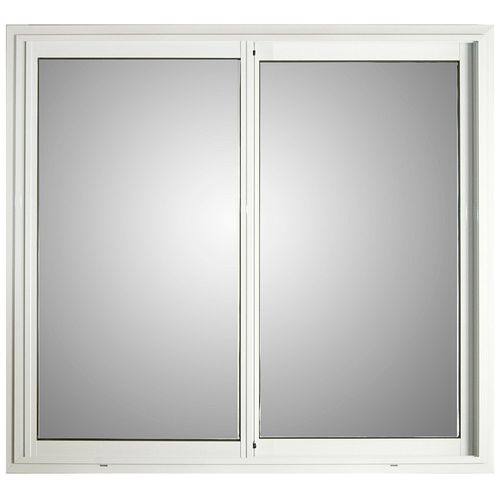 Ventana 100X90 Cm Aluminio Corrediza Blanca Nexo