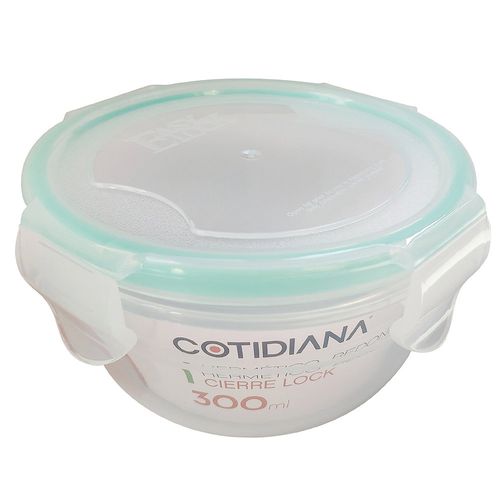 Hermético Lock redondo 300 ml Cotidiana