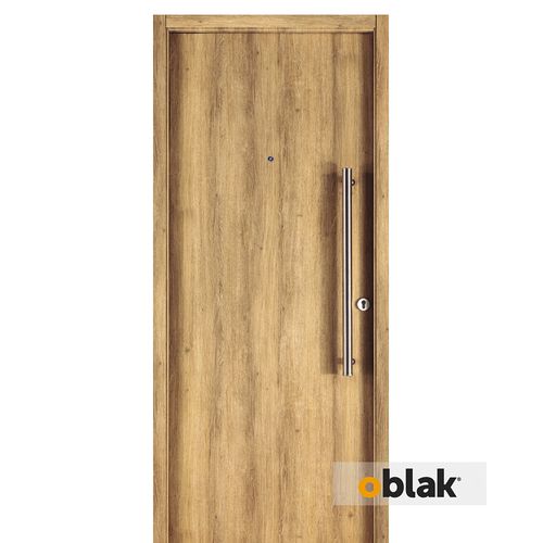 Puerta Izquierda Natural M1900 Rn Roble 200X80 Cm Oblak