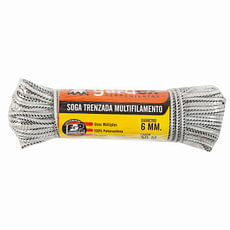 Soga Polipropileno Trenzada 6Mm X 30 Mts