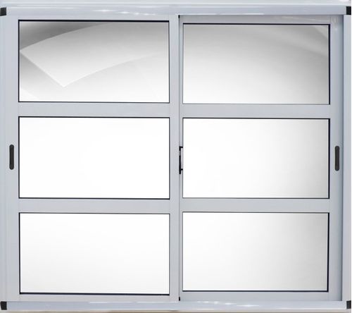 Ventana Corrediza Moderna De Alumino Blanco 2.00X2.00 Cm Nexo