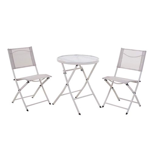 Set Bistro Caño Acapulco Gris Outzen