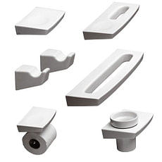 Set De Accesorios 8 Piezas De Loza Marina 70X200X300 Cm Ferrum