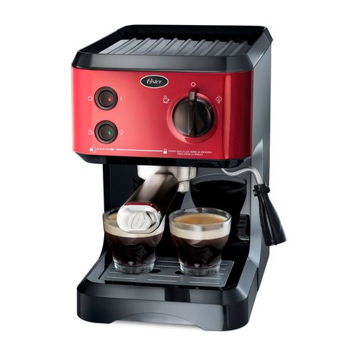 cafetera espresso oster ecmp65r roja