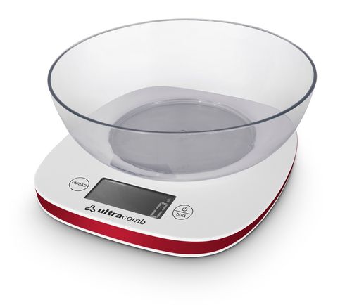 Balanza Digital Con Bowl Blanco 600 Ultracomb