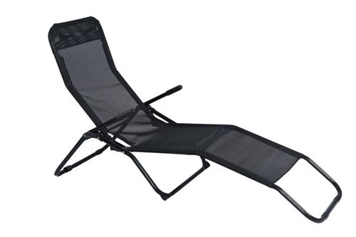 Reposera Metal Curva Cañonegro Negro Outzen