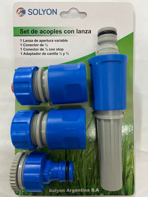 Set De Acoples Con Lanza Solyon