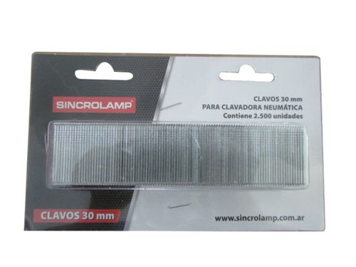 clavo 30mmx2500u p/clav. neum.calibre18