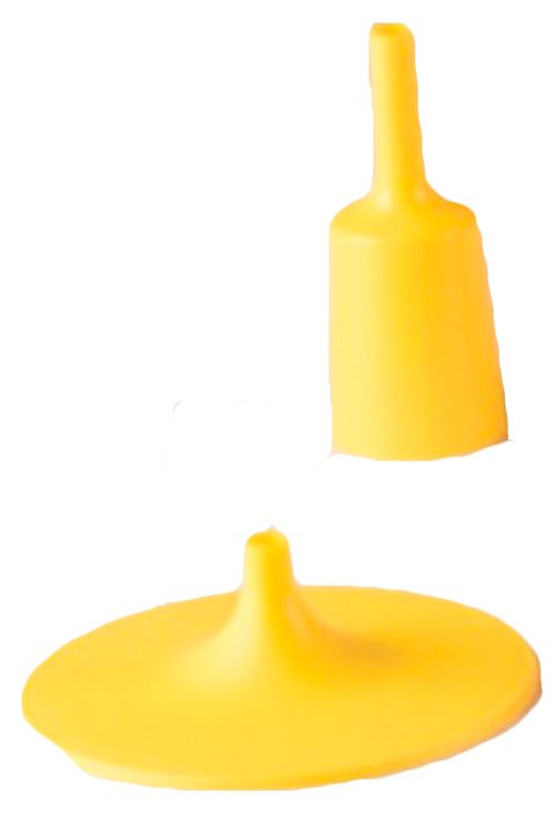Kit Floron Portalámpara E27 Plástico Amarillo Cabletextil