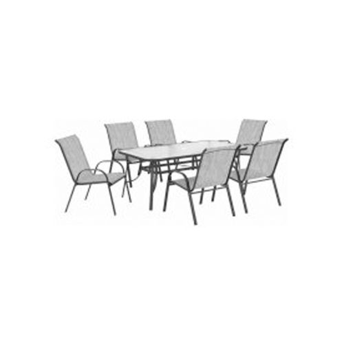 Set Comedor 95X153X96Cm Gris Sacramento Outzen