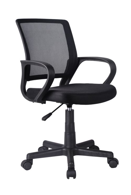 Silla de escritorio malla negro 93x53x50 cm M+Design