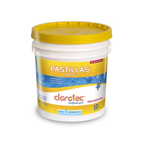 Pastillas Cloro Grandes 10 Kg Hth Clorotec