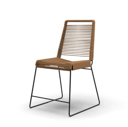 Silla Amsterdam Rodaber 61X53X90 Cm Yute