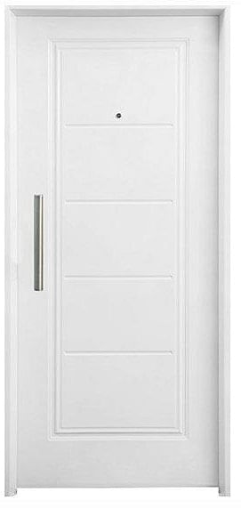Puerta Derecha Chapa Inyectada 5 Tableros 80X200 Cm Barmetal