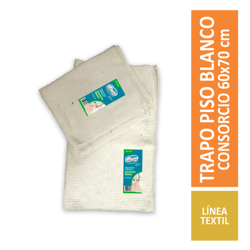 Trapo Piso Profesio Conso Blanco 60x70c