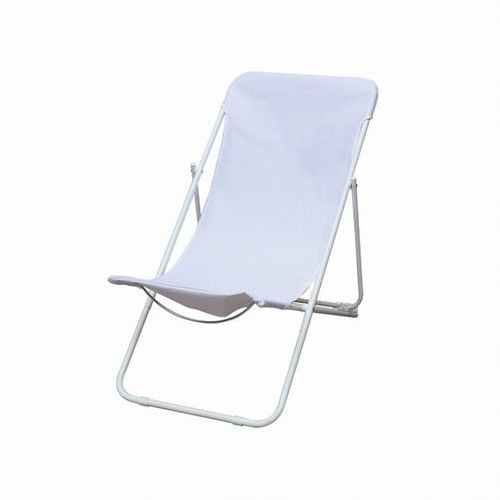 Silla De Caño Textileno Blanco Outzen