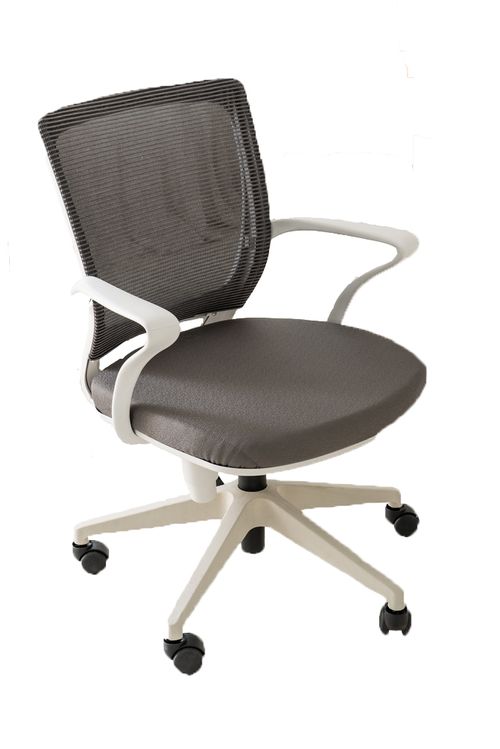 Silla Pc Turin 50X52X97 Cm Blanco/Gris Novec