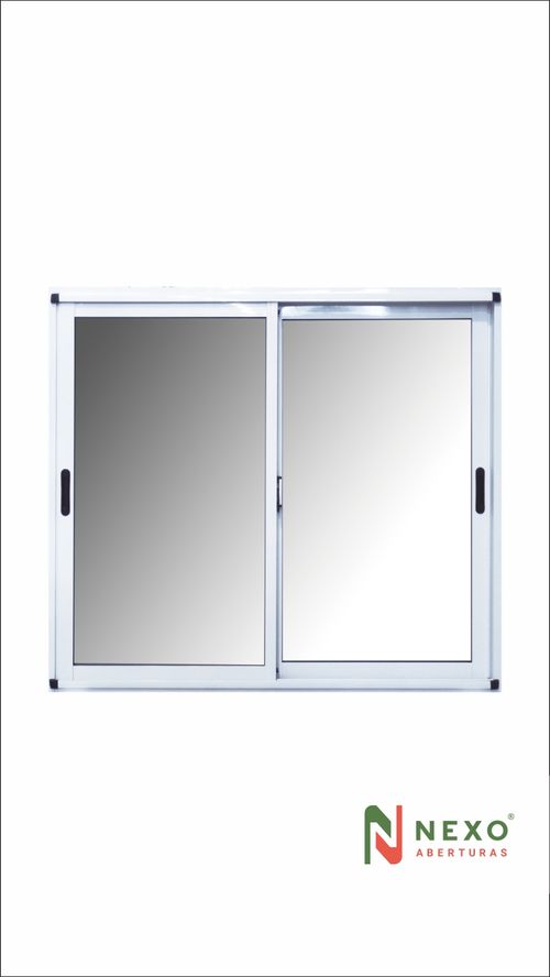 Ventana Moderna Corrediza Blanca  150X150 M Nexo