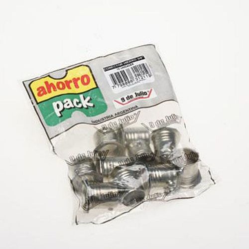 Conector 5-8 Pulgadas Para Caño De Hierro X 4 Unidades