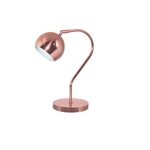 Velador Finlandia 1 Luz E27 Cobre 30 Cm Don Bell