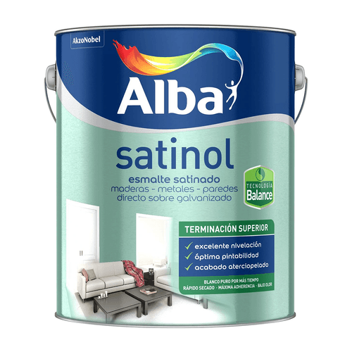 Esmalte Balance Verde Ingles 4 L Satinol