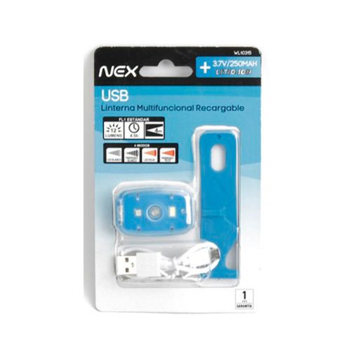 Linterna Multifuncional Recargable Nex