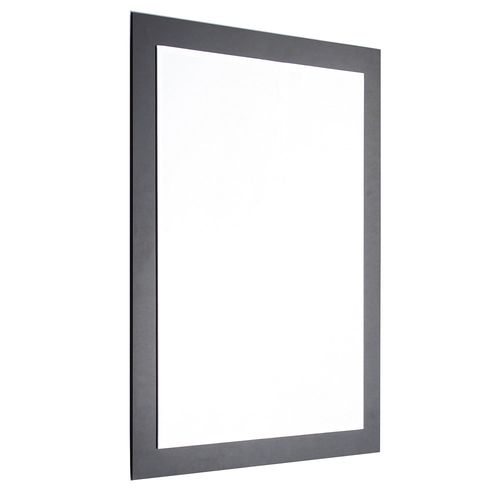 Espejo Marco Negro con Bisel 80x60 cm Vessanti