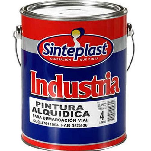 Piso Vial Amarillo 1 Lts Sinteplast
