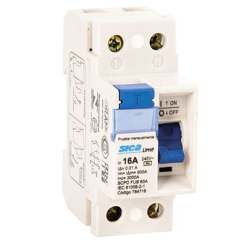 Interruptor Difer 2x16a 10ma SICA