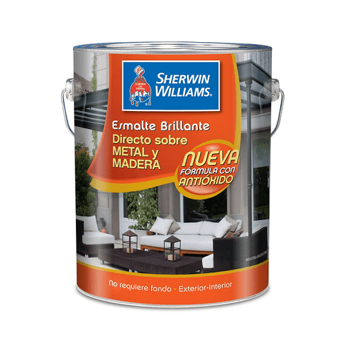 Esmalte Brillo Sw Rojo 1Lt Sherwin Williams