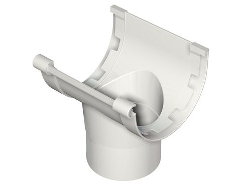 Embudo Canaleta PVC Pluvitubo