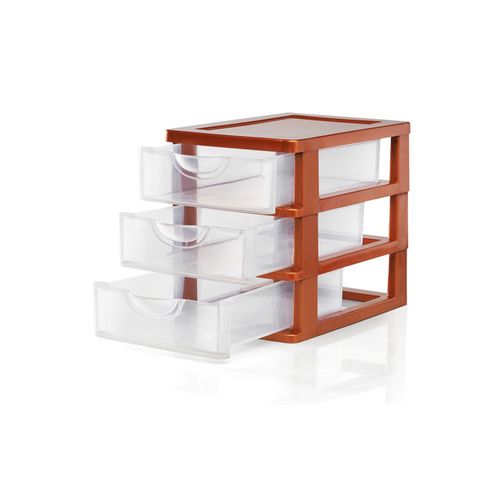 Organizador Plastic 3 Cajones 23x15x20 Cm