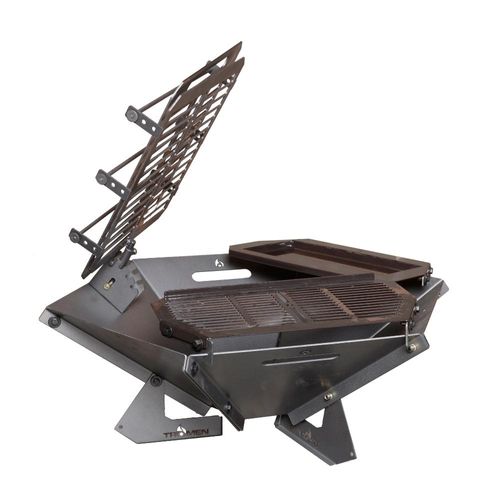 Duo de Parrilla a Leña 90X90X73.5Cm Novecento Tromen